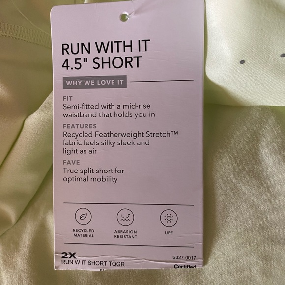 Athleta Run With It Short Super Soft Size 2X NWT - Picture 6 of 14